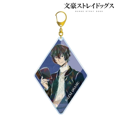 【グッズ-キーホルダー】文豪ストレイドッグス 描き下ろし 太宰治 冬の休日ver. Ani-Art BIGアクリルキーホルダー