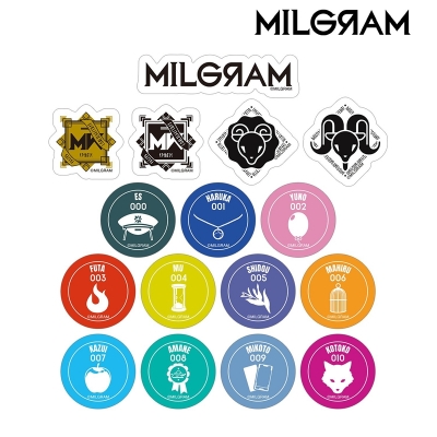 【グッズ-シール】MILGRAM -ミルグラム- フレークシール