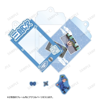 【グッズ-キーホルダー】忍たま乱太郎 トレーディング 二年生 場面写パーツ付きフレームアクリルチャーム