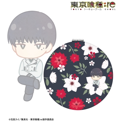 【グッズ-ミラー】TVアニメ『東京喰種トーキョーグール:re』 瓜江久生 Botania 丸型折りたたみミラー