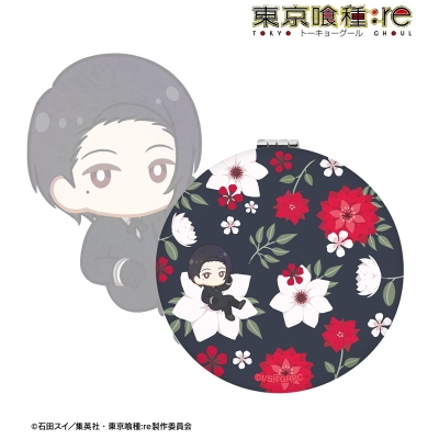 【グッズ-ミラー】TVアニメ『東京喰種トーキョーグール:re』 旧多二福 Botania 丸型折りたたみミラー