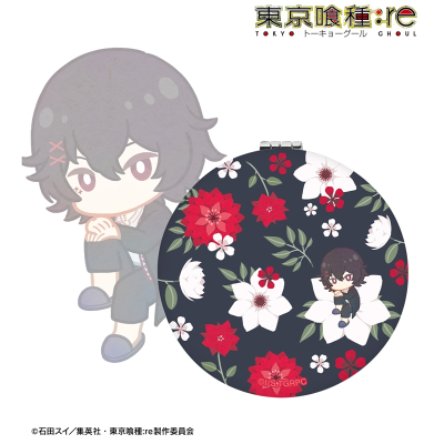 【グッズ-ミラー】TVアニメ『東京喰種トーキョーグール:re』 鈴屋什造 Botania 丸型折りたたみミラー
