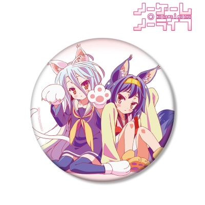 【グッズ-バッチ】ノーゲーム・ノーライフ 白&初瀬いづな BIG缶バッジ