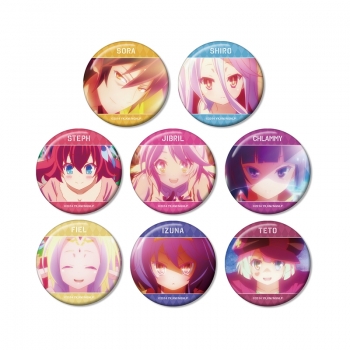 グッズ-バッチ】ノーゲーム・ノーライフ トレーディング場面写缶バッジ 
