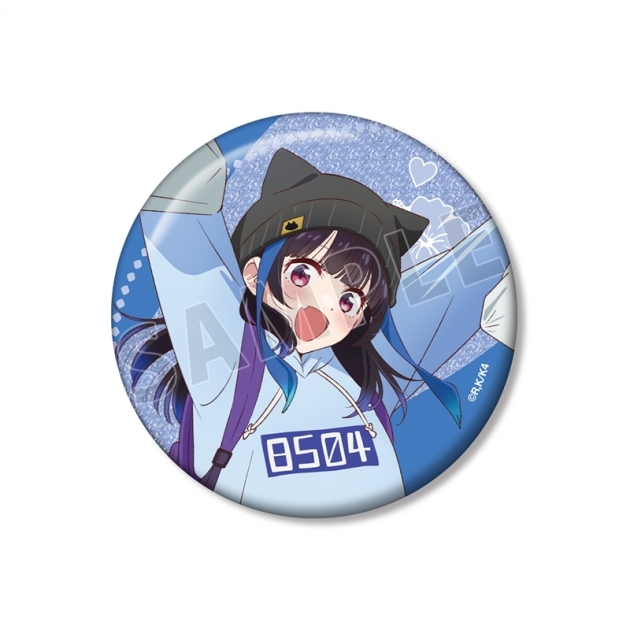 【グッズ-バッチ】TVアニメ『彼女、お借りします』 八重森みに 75mmグリッター缶バッジ