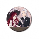 【グッズ-バッチ】TVアニメ『悲劇の元凶となる最強外道ラスボス女王は民の為に尽くします。』 描き下ろし プライド&アーサー お嬢様&執事ver. 100mm缶バッジの画像
