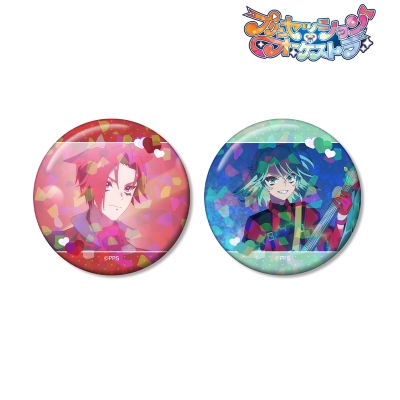 【グッズ-バッチ】プリンセッション・オーケストラ カリスト&ギータ 場面写ホログラム缶バッジ2個セット