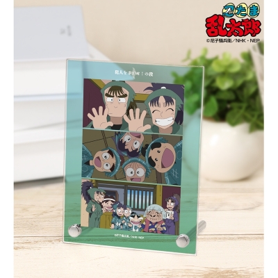 【グッズ-置きもの】忍たま乱太郎 犯人をさがせ!の段 場面写A6アクリルパネル