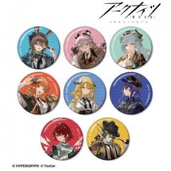 グッズ-バッチ】アークナイツ 探偵ver. トレーディンググリッター缶 