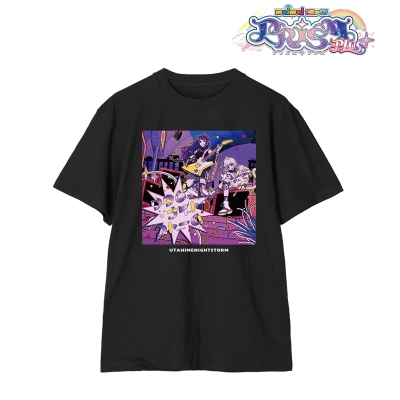 【グッズ-Tシャツ】maimai でらっくす PRiSM PLUS ウタヒメナイトストーム 楽曲ジャケット Teeユニセックス(サイズ/XL)
