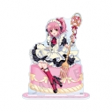 【グッズ-スタンドポップ】しゅごキャラ! 木澄 玲生さんイラスト 日奈森 あむ お座りケーキver. BIGアクリルスタンドの画像