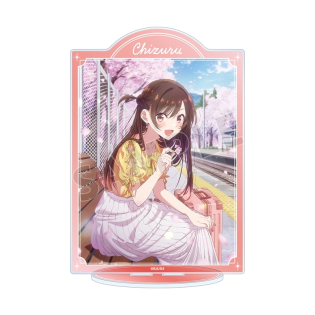 【グッズ-スタンドポップ】TVアニメ『彼女、お借りします』 水原千鶴 デートビジュアル BIGアクリルスタンド