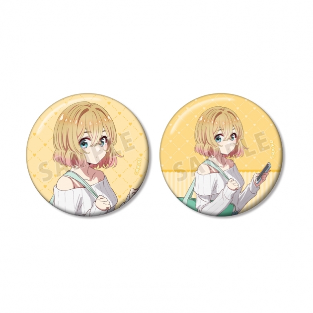 【グッズ-バッチ】TVアニメ『彼女、お借りします』 七海麻美 缶バッジ2個セット