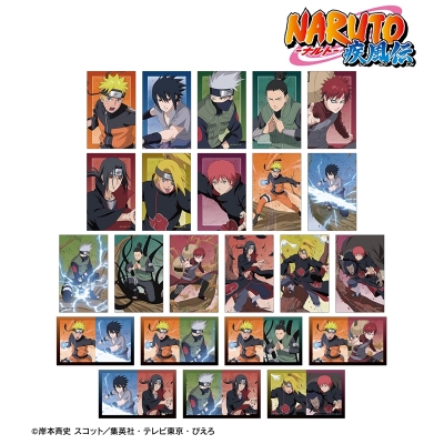 【グッズ-カード】NARUTO-ナルト- 疾風伝 描き下ろし 木の上での戦闘ver. トレーディングイラストシート