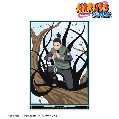 【グッズ-スタンドポップ】NARUTO-ナルト- 疾風伝 描き下ろし 奈良シカマル 木の上での戦闘ver. 特大アクリルスタンド
