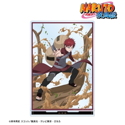 【グッズ-スタンドポップ】NARUTO-ナルト- 疾風伝 描き下ろし 我愛羅 木の上での戦闘ver. 特大アクリルスタンド