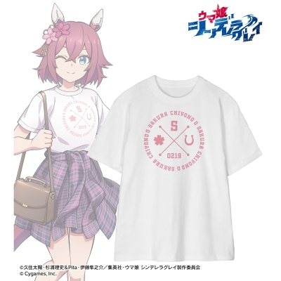 【グッズ-Tシャツ】アニメ『ウマ娘 シンデレラグレイ』 サクラチヨノオー 着用Tee POP UP SHOP in マルイユニセックス(サイズ/XXL)