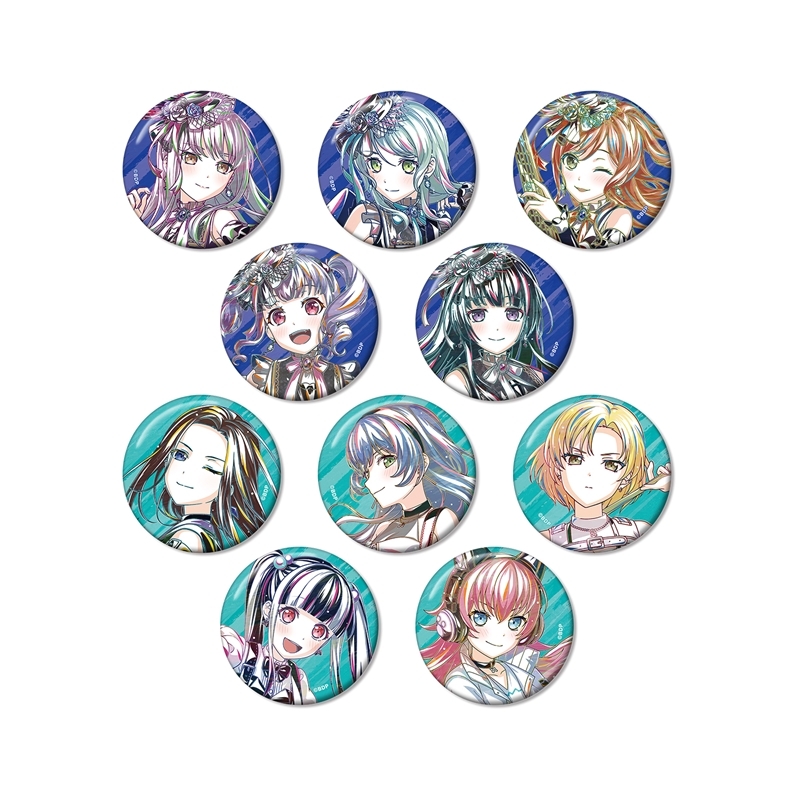 【グッズ-バッチ】BanG Dream! トレーディング Ani-Art 第6弾 缶バッジ ver.D【アニメイト特典付】