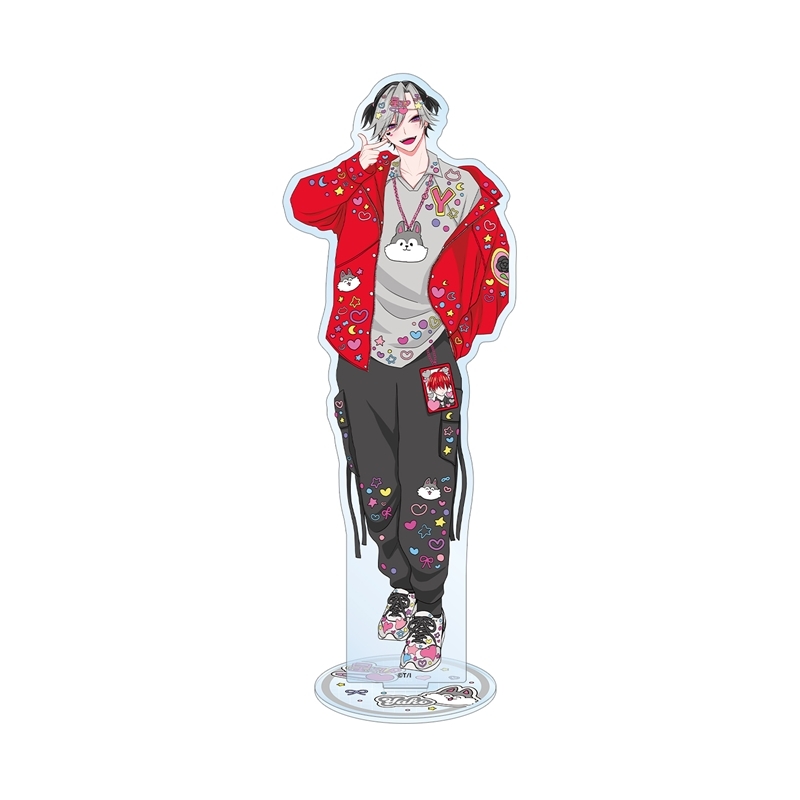 【グッズ-スタンドポップ】秘密のいばら ちふゆ先生 描き下ろし 佐江城 夜光 デコラファッションver. BIGアクリルスタンド【アニメイト先行販売】