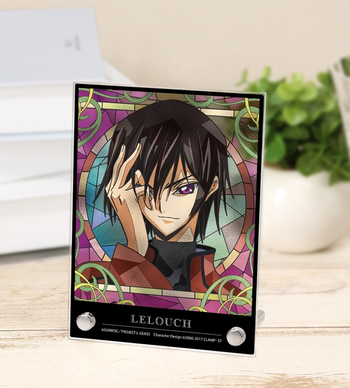 【グッズ-置きもの】コードギアス 反逆のルルーシュ ルルーシュ Aure Glass A6アクリルパネル ver.B【アニメイト先行販売】