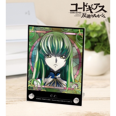 【グッズ-置きもの】コードギアス 反逆のルルーシュ C.C. Aure Glass A6アクリルパネル ver.A【アニメイト先行販売】
