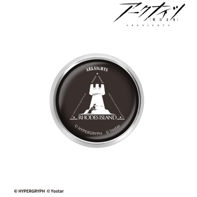【グッズ-ピンバッチ】アークナイツ ロドス ガラスマグネットピンバッジ