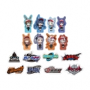 【グッズ-シール】アークナイツ【焔燼曙明/RISE FROM EMBER】 ちびキャラ アクティビティスタッフver. フレークシールの画像