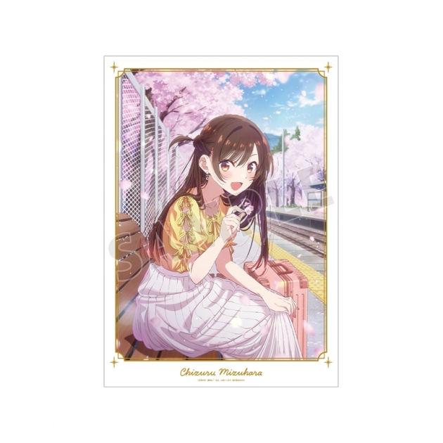 【グッズ-ポスター】TVアニメ『彼女、お借りします』 水原千鶴 デートビジュアル A3マット加工ポスター