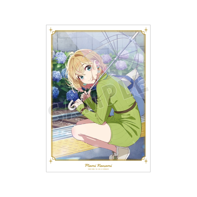 【グッズ-ポスター】TVアニメ『彼女、お借りします』 七海麻美 デートビジュアル A3マット加工ポスター