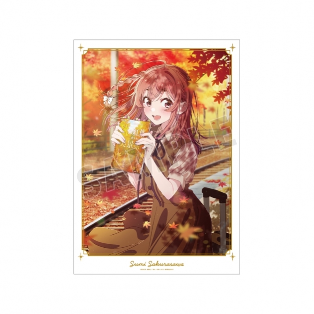 【グッズ-ポスター】TVアニメ『彼女、お借りします』 桜沢 墨 デートビジュアル A3マット加工ポスター