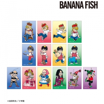 グッズ-カード】BANANA FISH トレーディング ちびキャラ イラスト 