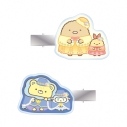 【グッズ-クリップ】映画 すみっコぐらし 空の王国とふたりのコ アクリルヘアクリップ2個セット ver.Cの画像