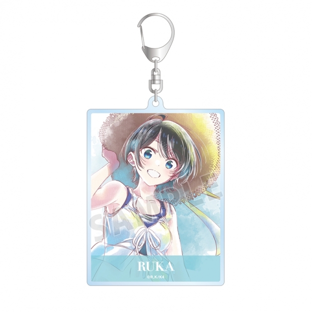 【グッズ-キーホルダー】TVアニメ『彼女、お借りします』 更科瑠夏 Ani-Art aqua label 第2弾 BIGアクリルキーホルダー