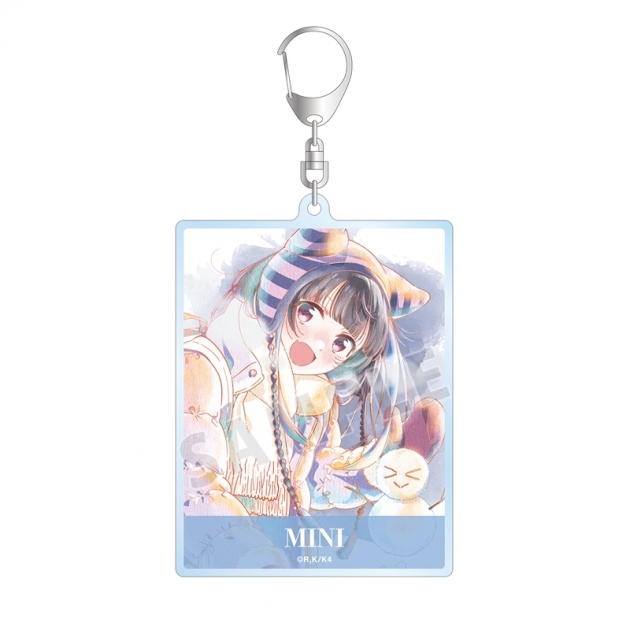 【グッズ-キーホルダー】TVアニメ『彼女、お借りします』 八重森みに Ani-Art aqua label 第2弾 BIGアクリルキーホルダー