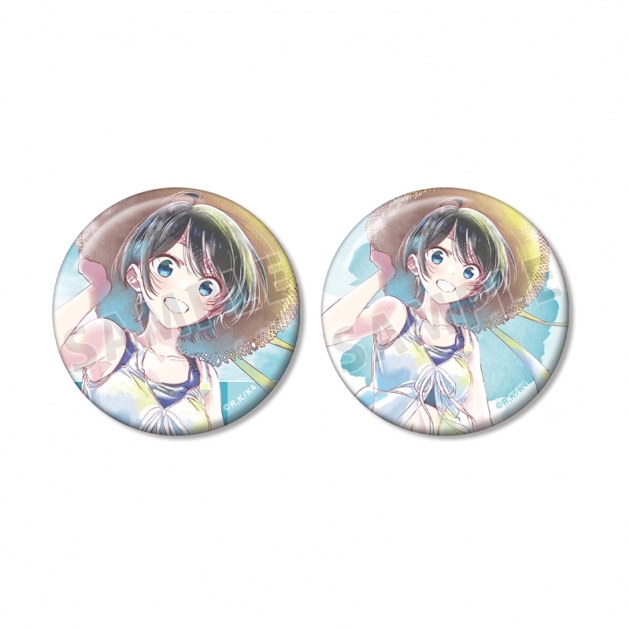 【グッズ-バッチ】TVアニメ『彼女、お借りします』 更科瑠夏 Ani-Art aqua label 第2弾 缶バッジ2個セット