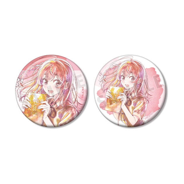 【グッズ-バッチ】TVアニメ『彼女、お借りします』 桜沢 墨 Ani-Art aqua label 第2弾 缶バッジ2個セット