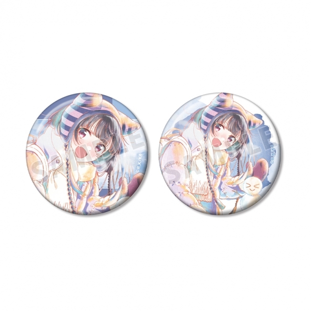【グッズ-バッチ】TVアニメ『彼女、お借りします』 八重森みに Ani-Art aqua label 第2弾 缶バッジ2個セット