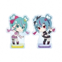 【グッズ-スタンドポップ】デコミクLIVE starring 初音ミク『Hello』Produced by DECO*27 / OTOIRO デコミク Art by ろづ希 アクリルスタンド2個セットの画像