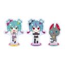 【グッズ-スタンドポップ】デコミクLIVE starring 初音ミク『Hello』Produced by DECO*27 / OTOIRO デコミク&にーにゃ Art by ろづ希 アクリルスタンド3個セットの画像