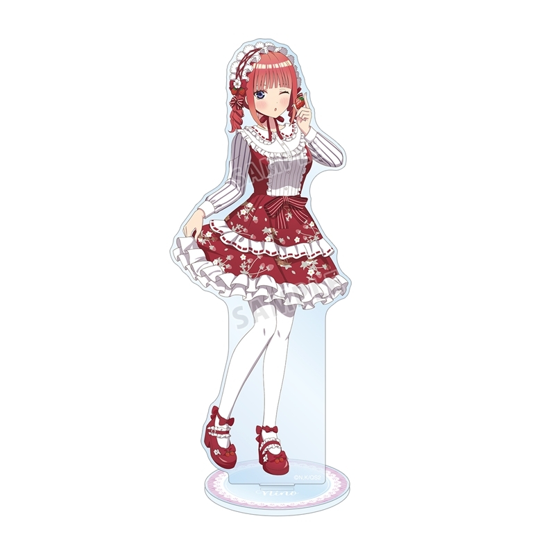 【グッズ-スタンドポップ】五等分の花嫁＊ 描き下ろし 中野二乃 ショートケーキイメージコーデver. BIGアクリルスタンド【アニメイト先行販売】