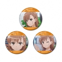【グッズ-バッチ】とある科学の超電磁砲T 御坂美琴 場面写缶バッジ3個セットの画像