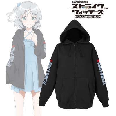 【グッズ-ジャンパー・コート】第501統合戦闘航空団 ストライクウィッチーズ ROAD to BERLIN arti-mate 着用ジップパーカー サーニャ・V・リトヴャク 描き下ろし 水着ver.レディース(サイズ/Free)【アニメイト限定】
