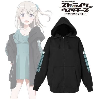 【グッズ-ジャンパー・コート】第501統合戦闘航空団 ストライクウィッチーズ ROAD to BERLIN arti-mate 着用ジップパーカー エイラ・イルマタル・ユーティライネン 描き下ろし 水着ver.メンズ(サイズ/Free)【アニメイト限定】