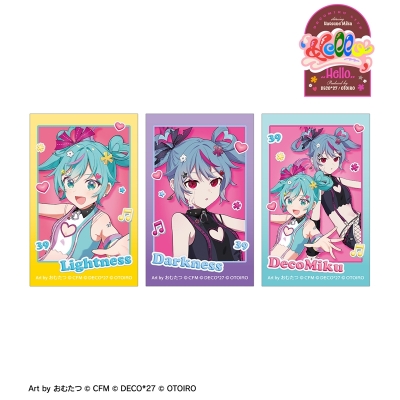 【グッズ-カード】デコミクLIVE starring 初音ミク『Hello』Produced by DECO*27 / OTOIRO デコミク Art by おむたつ インスタントカメラ風イラストカー