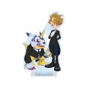 【グッズ-スタンドポップ】デジモンアドベンチャー 描き下ろし 石田ヤマト&ガブモン メイド&執事ver. BIGアクリルスタンドの画像