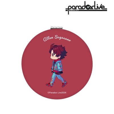 【グッズ-ミラー】Paradox Live 朱雀野 アレン ちびとこ 丸型折りたたみミラー