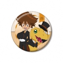 【グッズ-バッチ】デジモンアドベンチャー 描き下ろし 八神太一&アグモン メイド&執事ver. 100mm缶バッジの画像