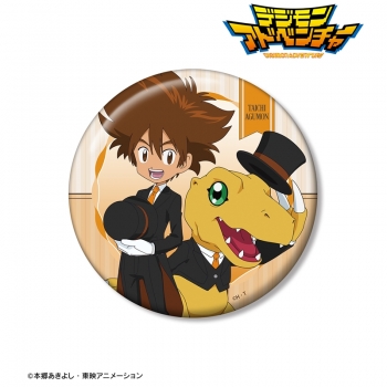 グッズ-バッチ】デジモンアドベンチャー 描き下ろし 八神太一&アグモン 