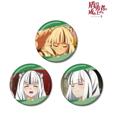 【グッズ-バッチ】TVアニメ『盾の勇者の成り上がり Season 4』 アトラ 場面写グリッター缶バッジ3個セット