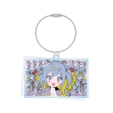 【グッズ-キーホルダー】DECO*27 feat.初音ミク EXHIBITION Produced by DECO*27 / OTOIRO テレパシ 2連ワイヤーBIGアクリルキーホルダーの画像